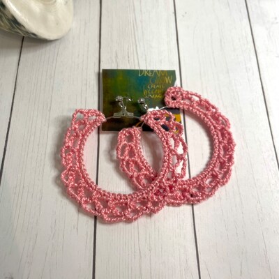 CUSTOM crochet earrings: Pick style-color - image6